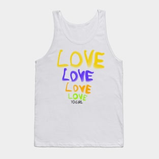 Love love love to eat (humor about the song from the beatles) Tank Top